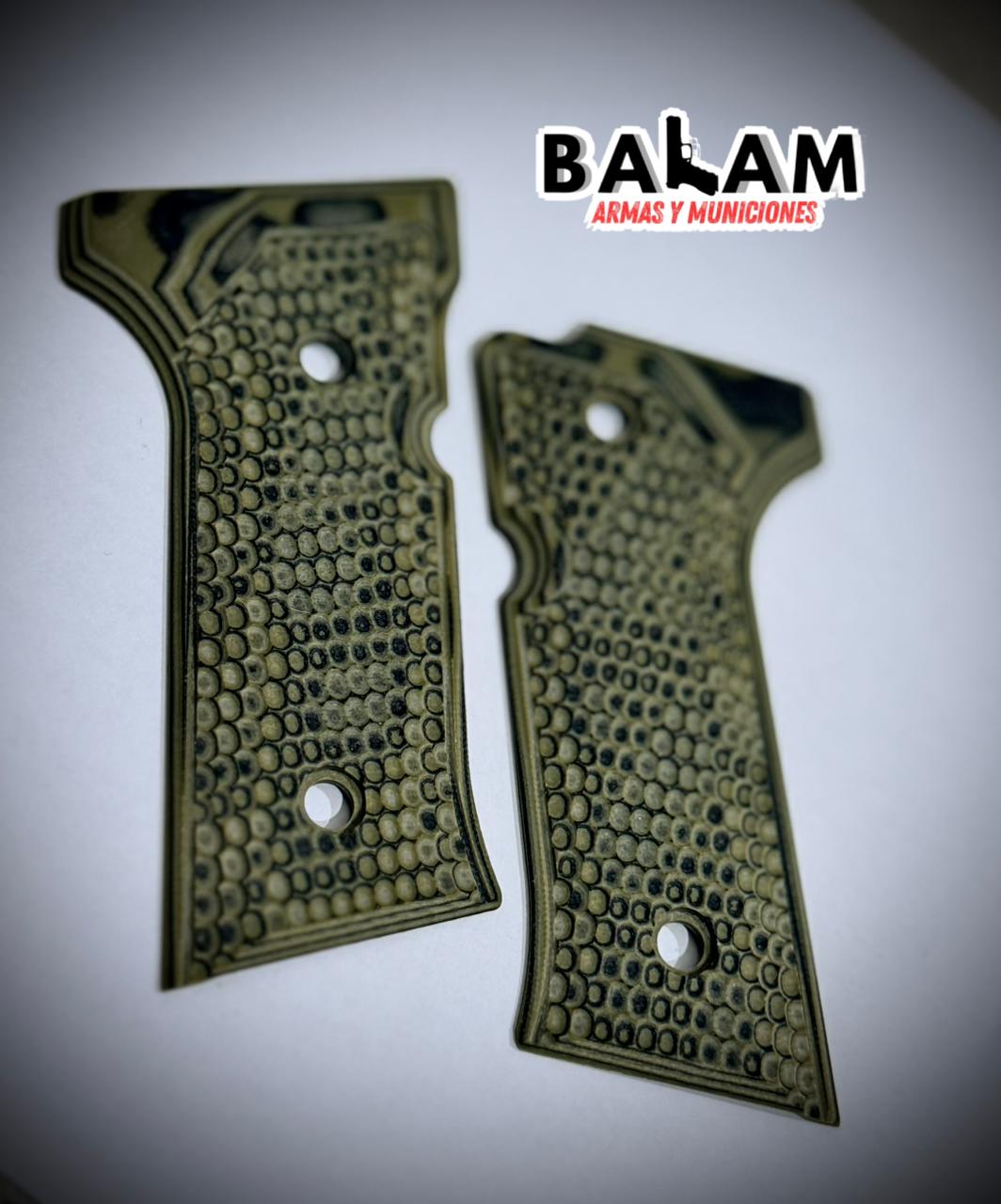 CACHAS BERETTA MADERA ESTAMPADO SERPIENTE