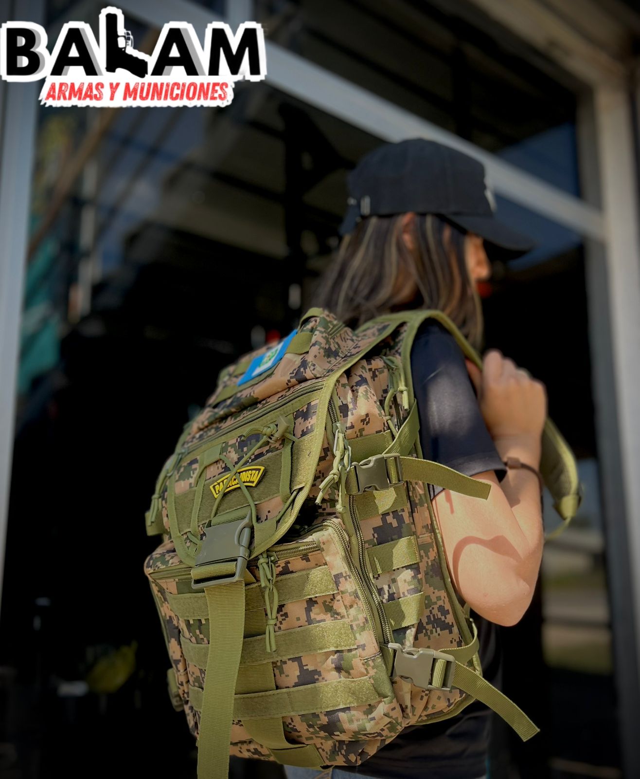 MOCHILA GRANDE MILITAR CON MOCHILA DE AGUA INTERNA