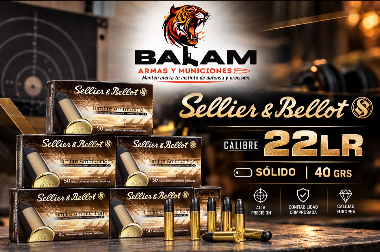 MUNICION MARCA S&B CAL. 22 LR/HV